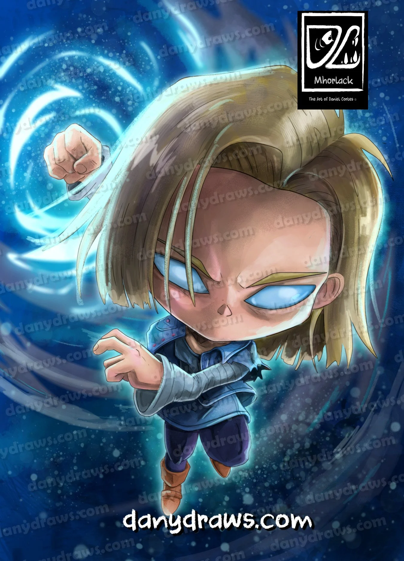 Android 18 chibi — Mhorlack
